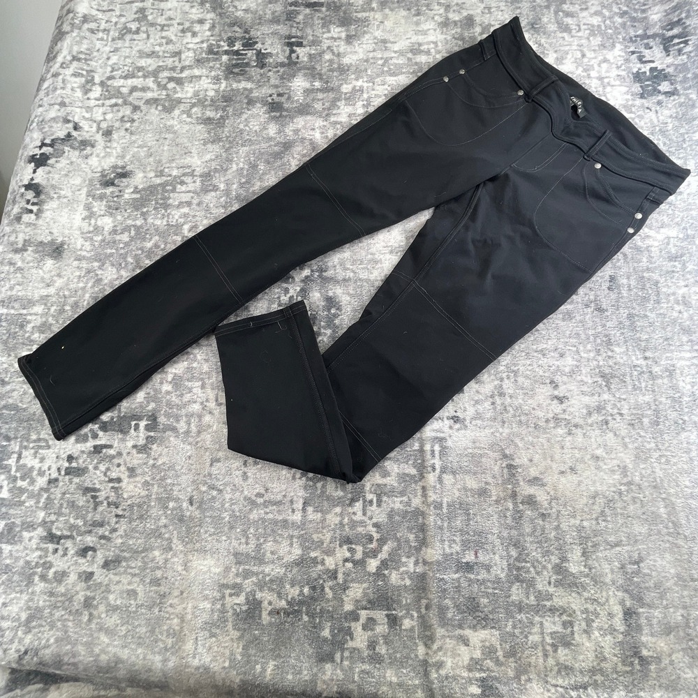 Athleta Womens Pants Medium Black Straight Leg Stretch Hiking Pants